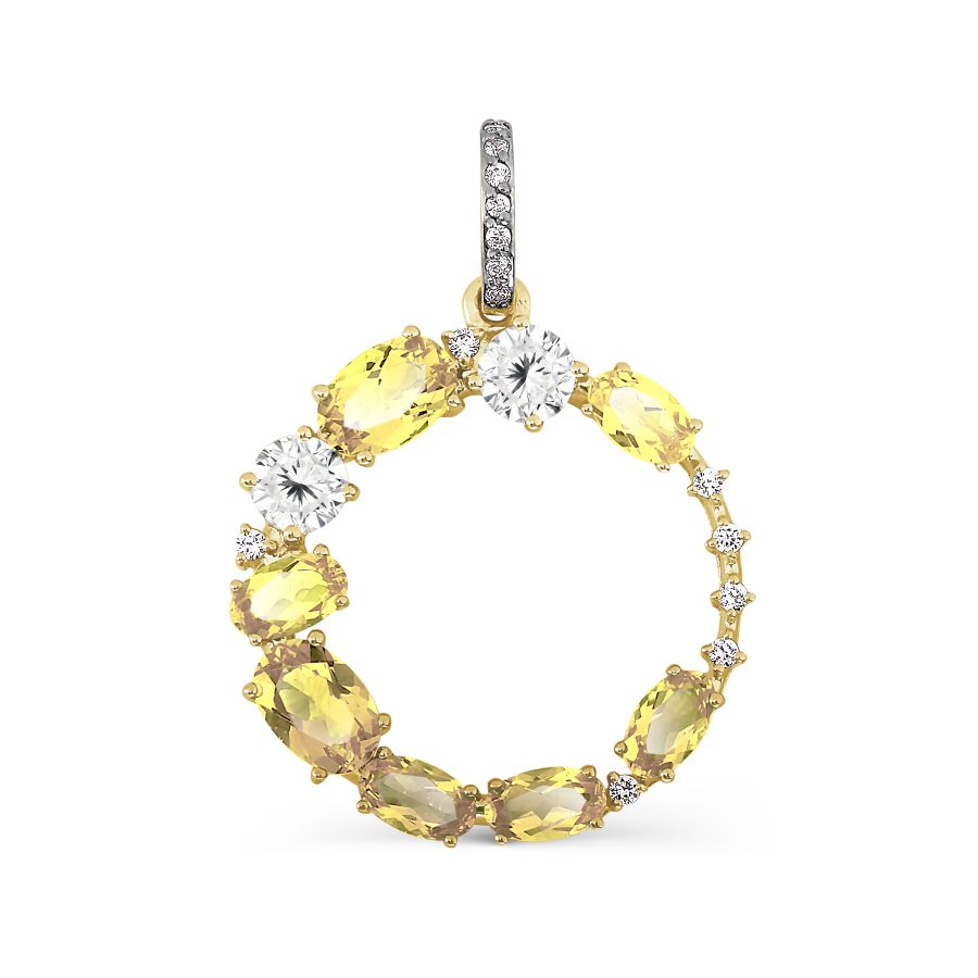 Подвеска с цитринами и фианитами Линии Любви, Подвески и кулоны Т947034070
Подвеска с цитринами и фианитами Линии Любви, Подвески и кулоны Т947034070