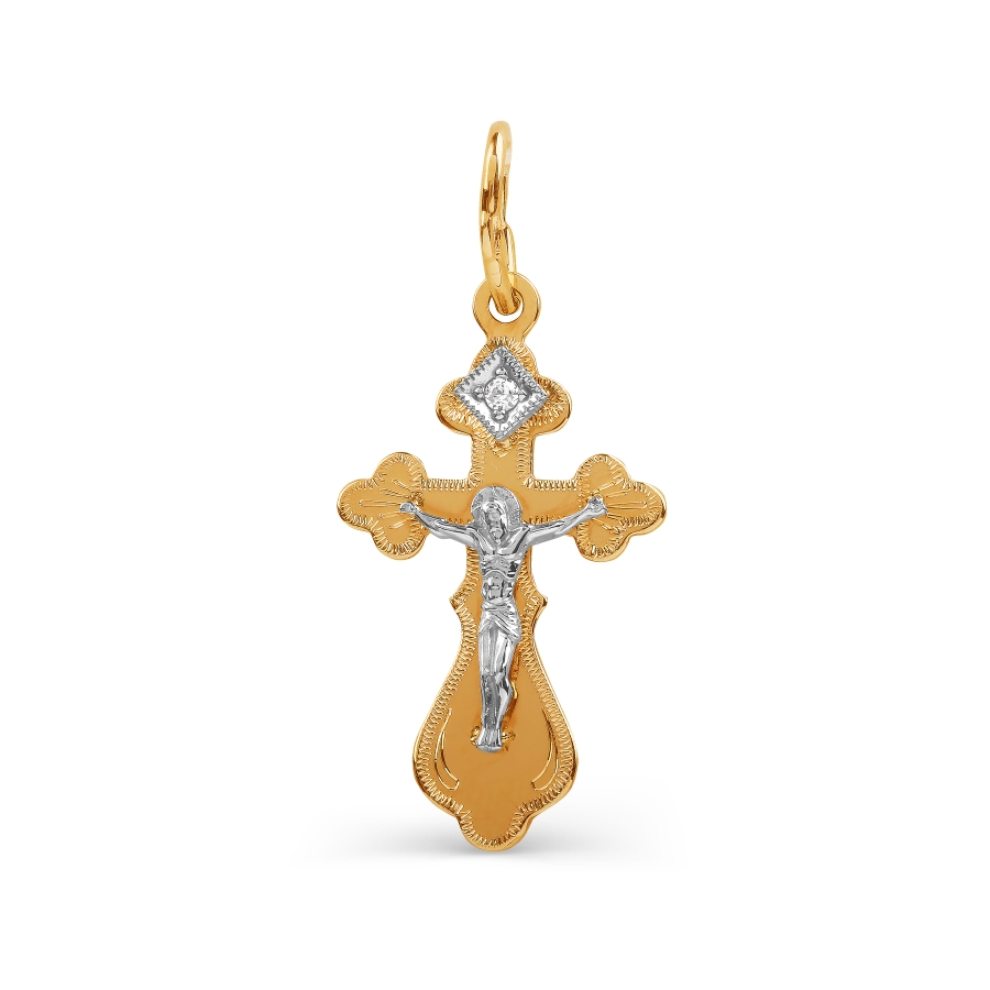 Крестик с фианитом Линии Любви, Крестики Т13786110
Крестик с фианитом Линии Любви, Крестики Т13786110