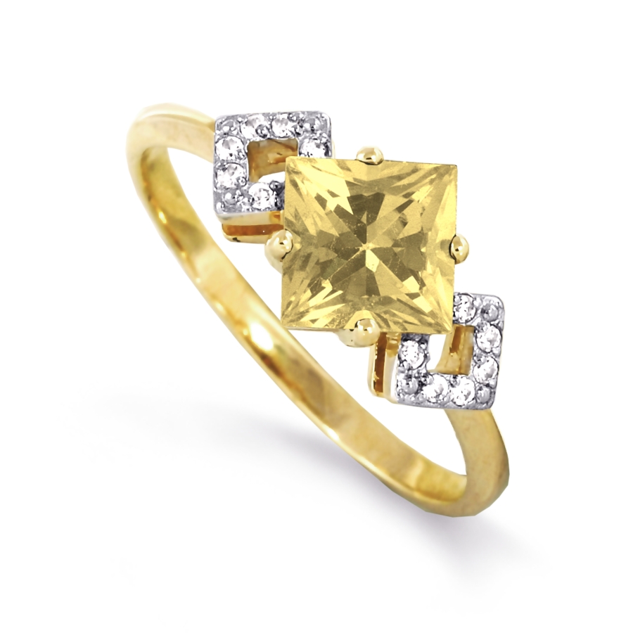 Кольцо с цитрином и фианитами Линии Любви, Кольцо Т943012751
Кольцо с цитрином и фианитами Линии Любви, Кольцо Т943012751