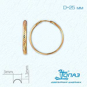 Серьги конго из красного золота Линии Любви, Серьги Т100621223
Серьги конго из красного золота Линии Любви, Серьги Т100621223