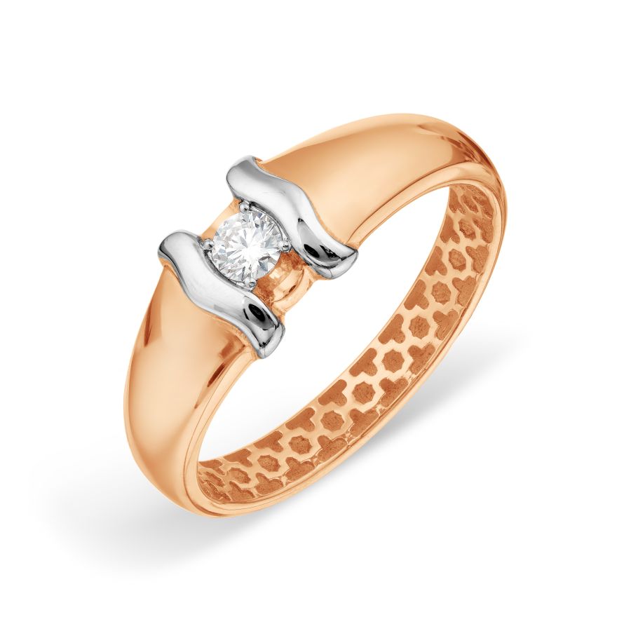 Кольцо с бриллиантом Линии Любви, Кольцо Т141018843 
Кольцо с бриллиантом Линии Любви, Кольцо Т141018843