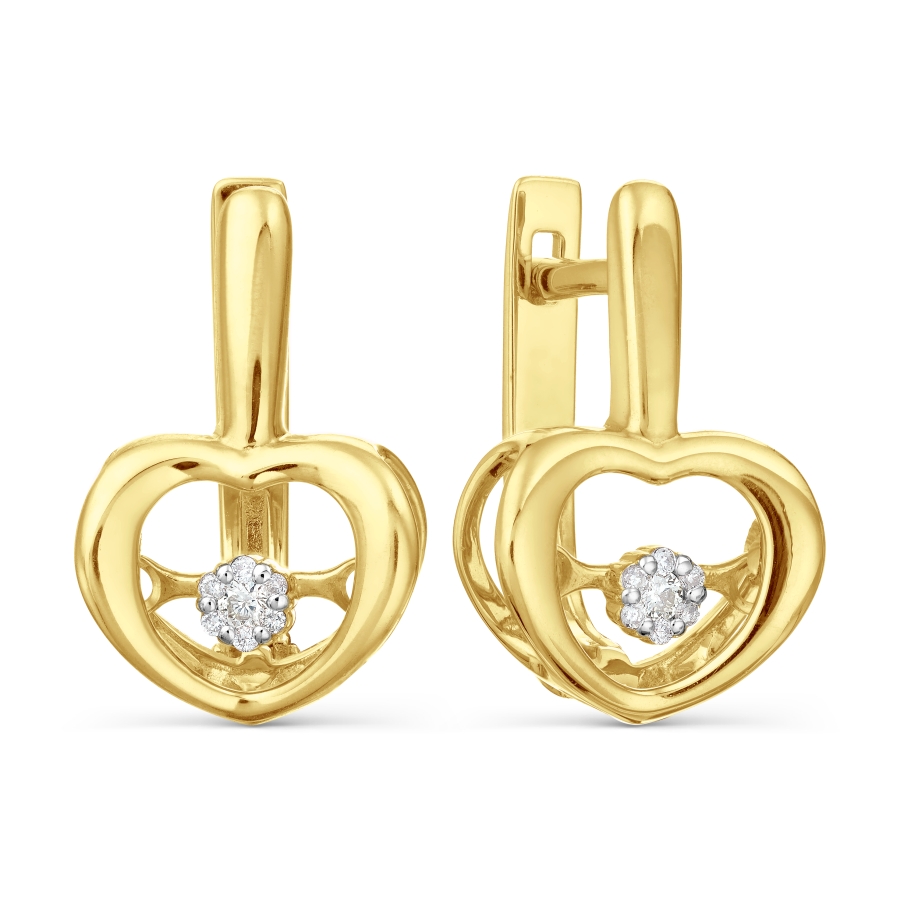 Серьги с бриллиантами Линии Любви, Серьги Т941027055-2
Серьги с бриллиантами Линии Любви, Серьги Т941027055-2