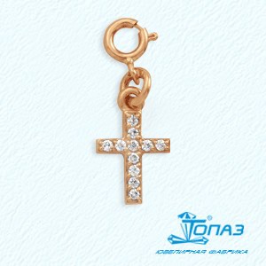 Подвеска с фианитами Линии Любви, Подвески и кулоны Т102031150 
Подвеска с фианитами Линии Любви, Подвески и кулоны Т102031150