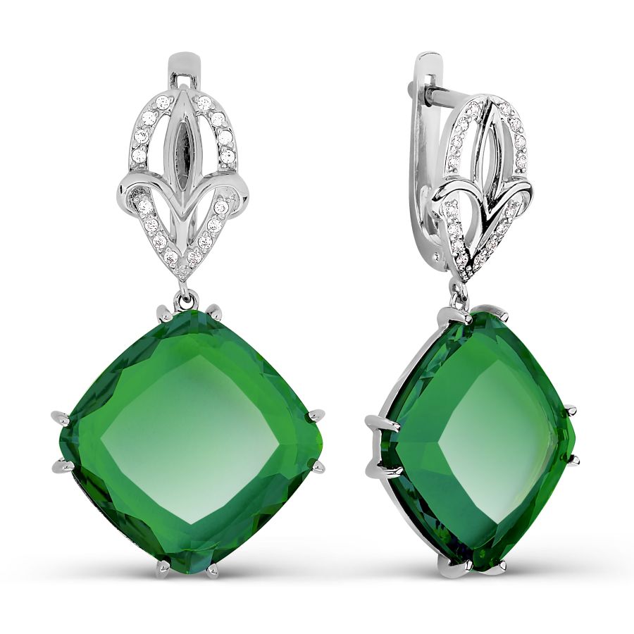 Серьги с кварцем и фианитами Линии Любви, Серьги Т307026876-01
Серьги с кварцем и фианитами Линии Любви, Серьги Т307026876-01