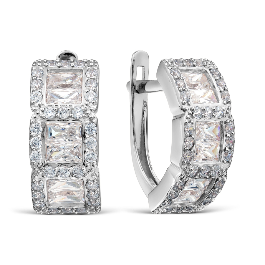 Серьги с Swarovski Zirconia и фианитами Линии Любви, Серьги Т302028201
Серьги с Swarovski Zirconia и фианитами Линии Любви, Серьги Т302028201
