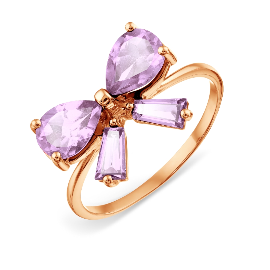 Кольцо с аметистами Линии Любви, Кольцо Т101018404
Кольцо с аметистами Линии Любви, Кольцо Т101018404