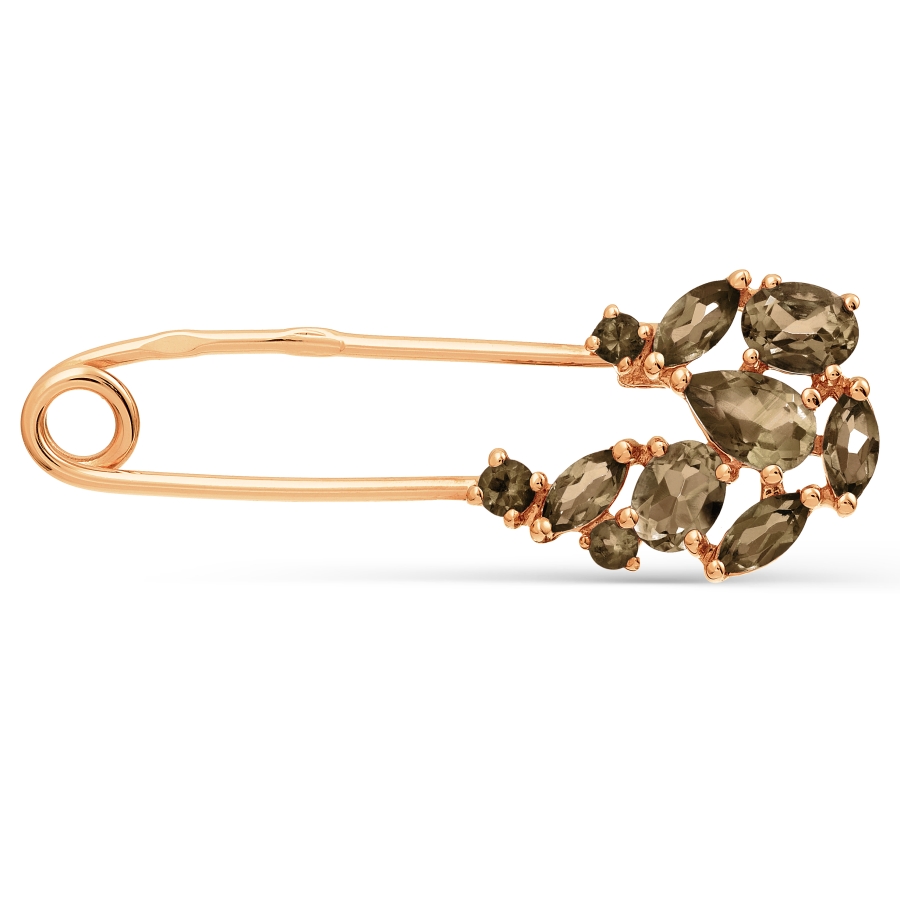 Брошь с раухтопазами Линии Любви, Брошь Т10109213
Брошь с раухтопазами Линии Любви, Брошь Т10109213