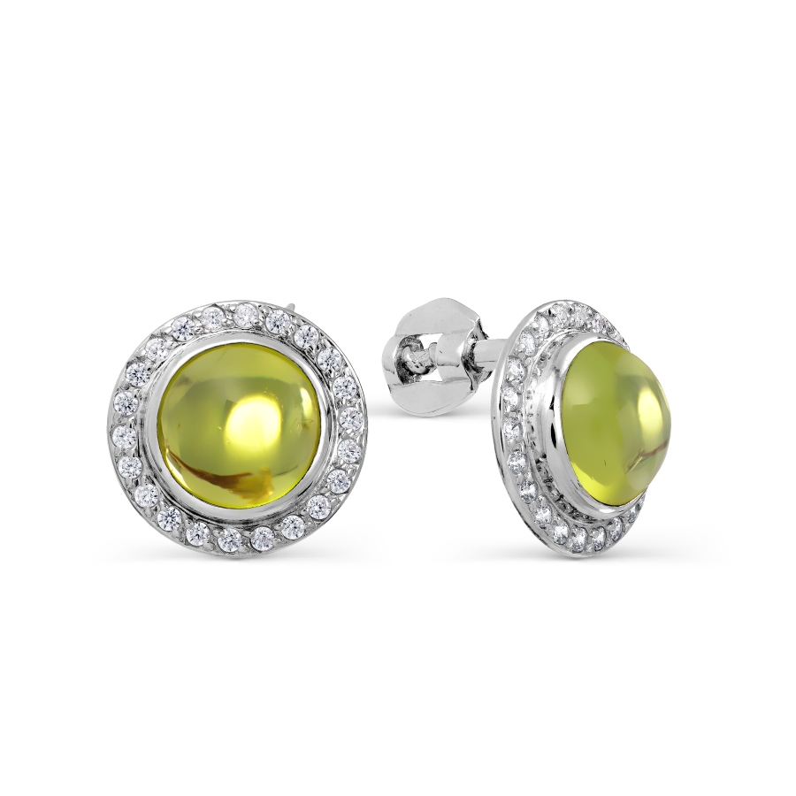 Серьги с хризолитами и фианитами Линии Любви, Серьги Т307027517-03
Серьги с хризолитами и фианитами Линии Любви, Серьги Т307027517-03