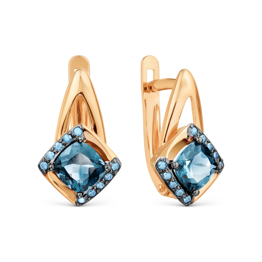 Серьги с топазами и фианитами Линии Любви, Серьги Т147029515-04
Серьги с топазами и фианитами Линии Любви, Серьги Т147029515-04