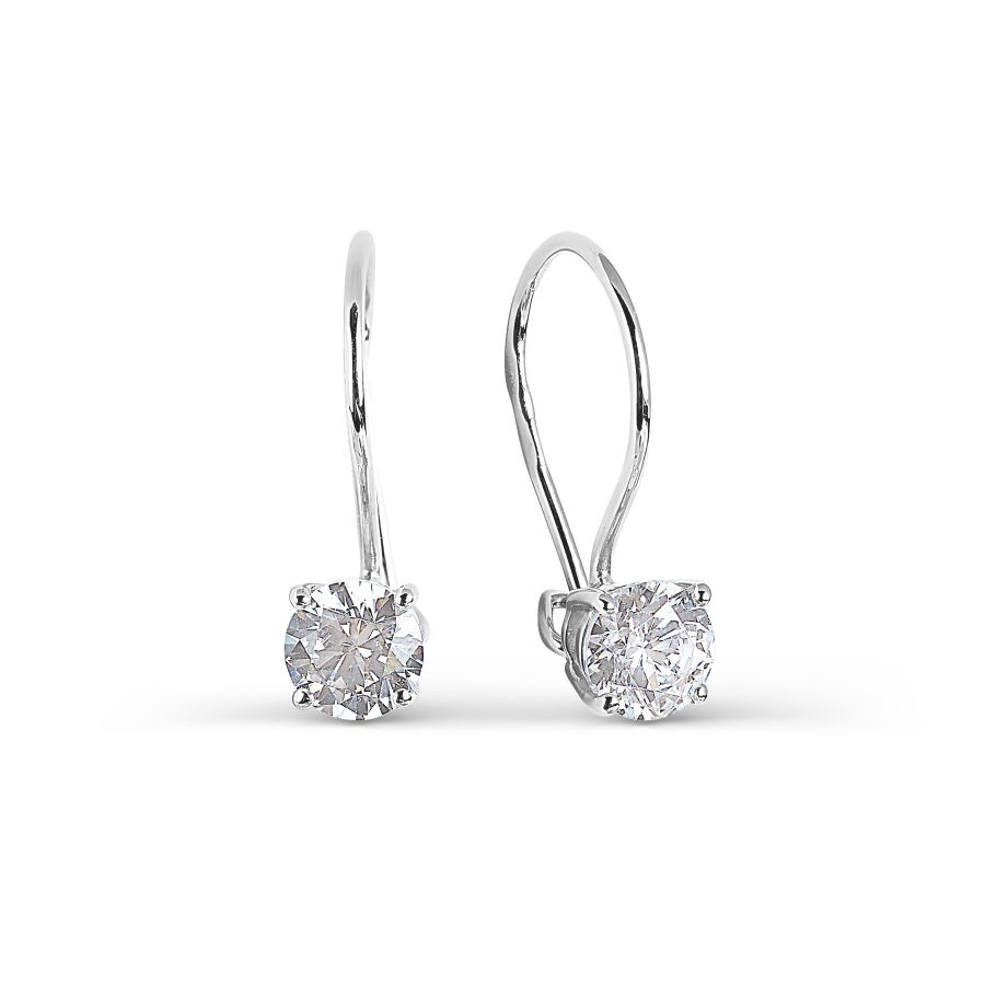 Серьги с Swarovski Zirconia Линии Любви, Серьги Т302027352 
Серьги с Swarovski Zirconia Линии Любви, Серьги Т302027352