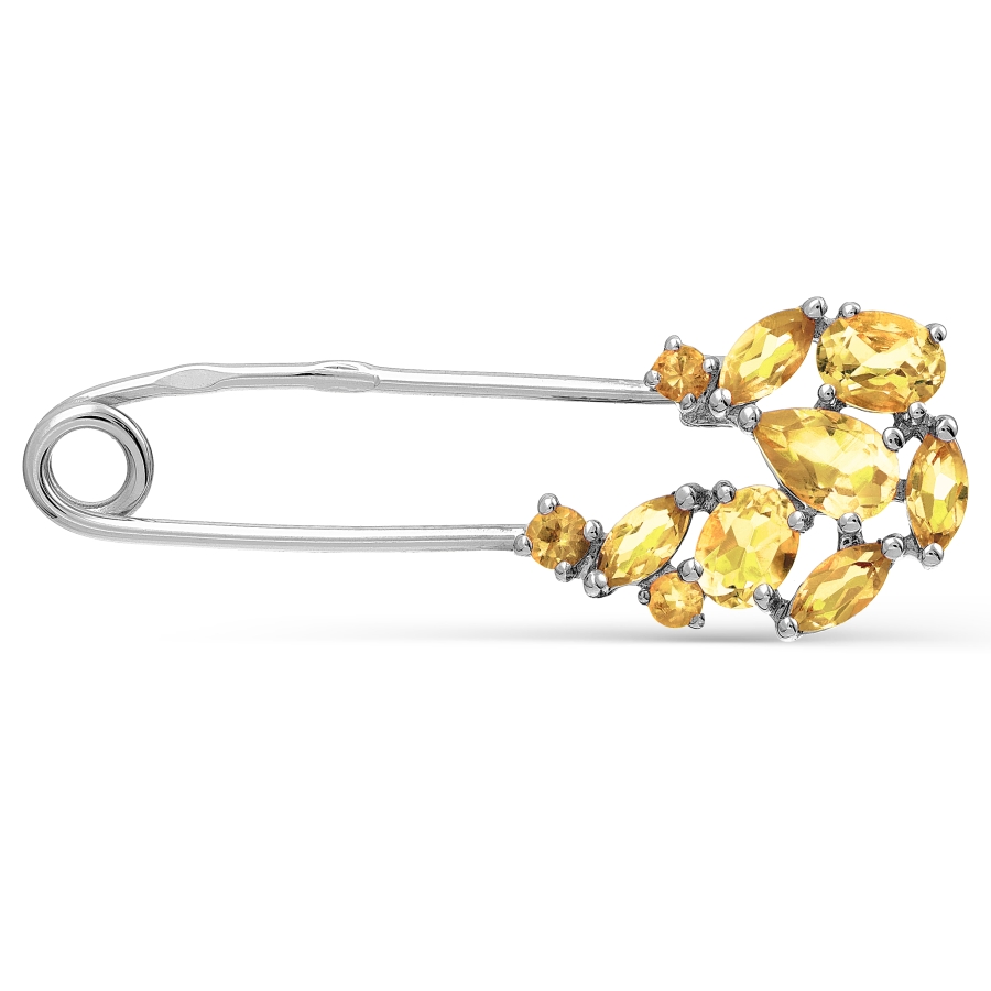 Брошь с цитринами Линии Любви, Брошь Т30109213
Брошь с цитринами Линии Любви, Брошь Т30109213