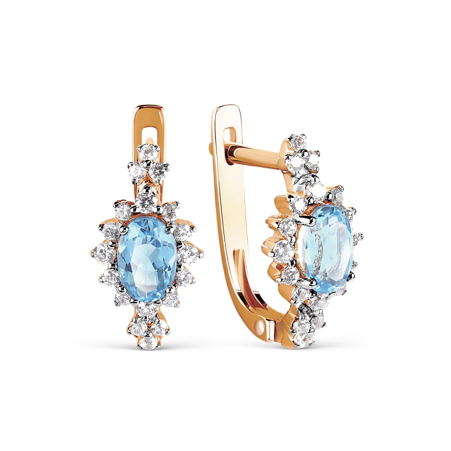 Серьги с топазами и фианитами Линии Любви, Серьги Т143026165
Серьги с топазами и фианитами Линии Любви, Серьги Т143026165