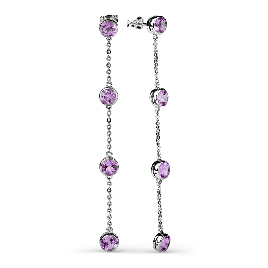 Серьги с аметистами Линии Любви, Серьги Т301025523
Серьги с аметистами Линии Любви, Серьги Т301025523