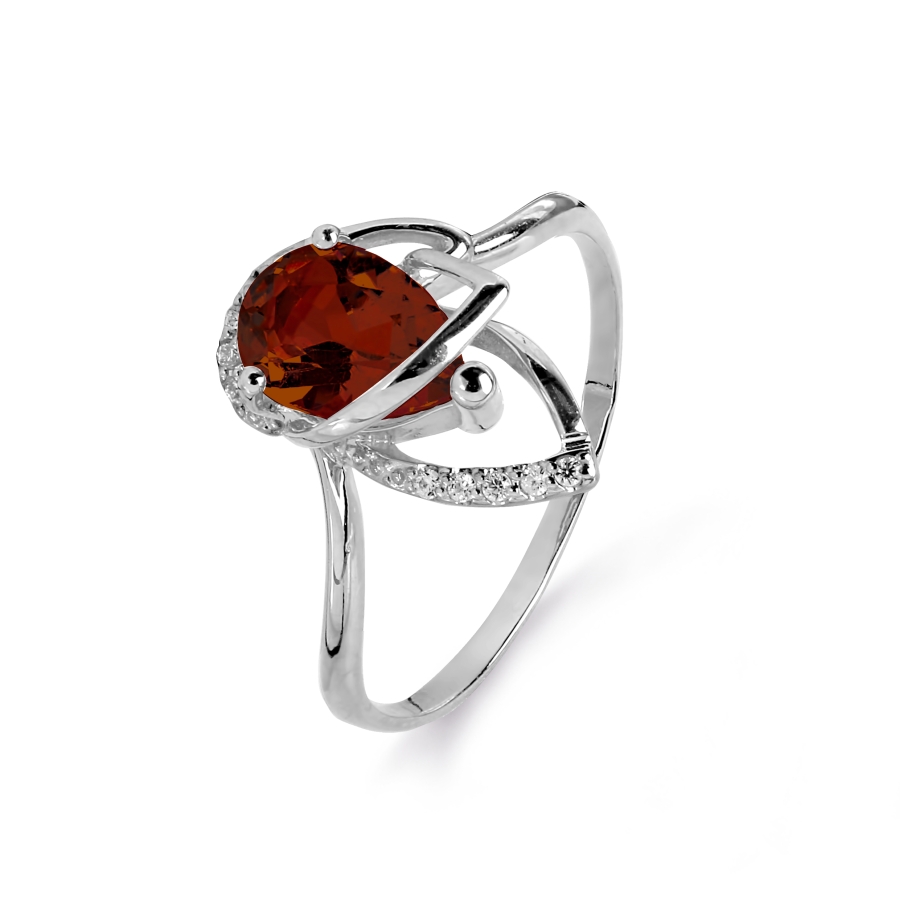 Кольцо с гранатом и фианитами Линии Любви, Кольцо Т303015217
Кольцо с гранатом и фианитами Линии Любви, Кольцо Т303015217