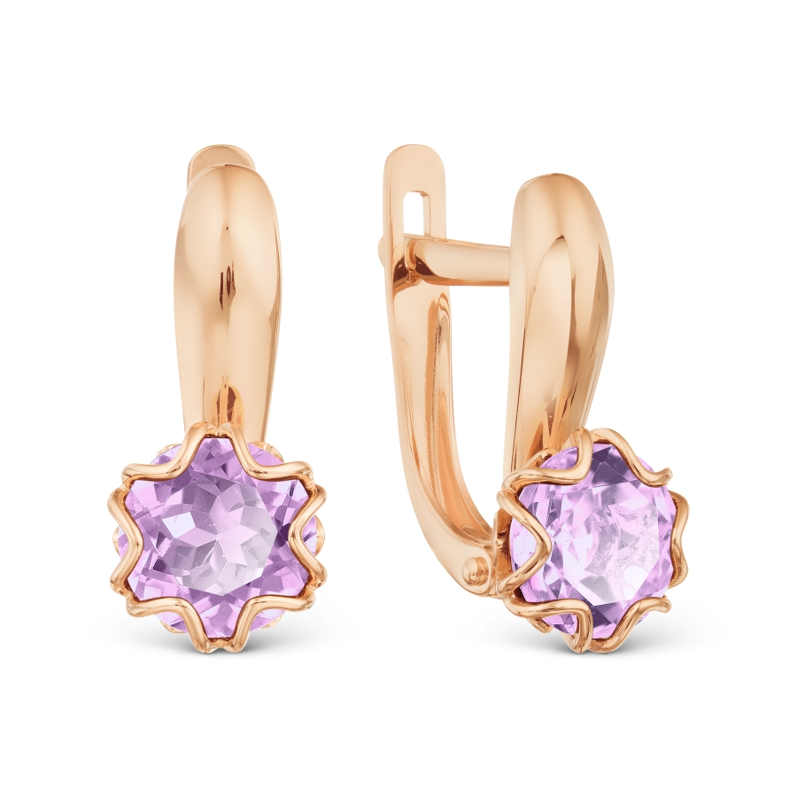 Серьги с аметистами Линии Любви, Серьги Т101028841
Серьги с аметистами Линии Любви, Серьги Т101028841