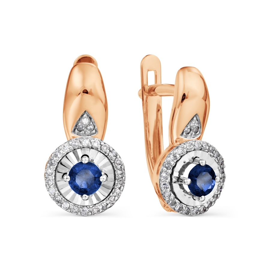 Серьги с сапфирами и бриллиантами Линии Любви, Серьги Т146628879 
Серьги с сапфирами и бриллиантами Линии Любви, Серьги Т146628879