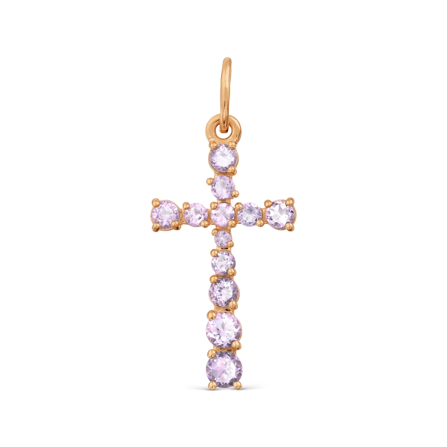 Крестик с аметистами Линии Любви, Крестики Т101035200
Крестик с аметистами Линии Любви, Крестики Т101035200