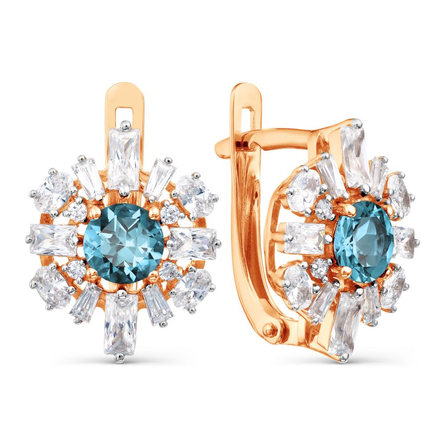 Серьги с топазами и Swarovski Zirconia Линии Любви, Серьги Т143029062-01
Серьги с топазами и Swarovski Zirconia Линии Любви, Серьги Т143029062-01