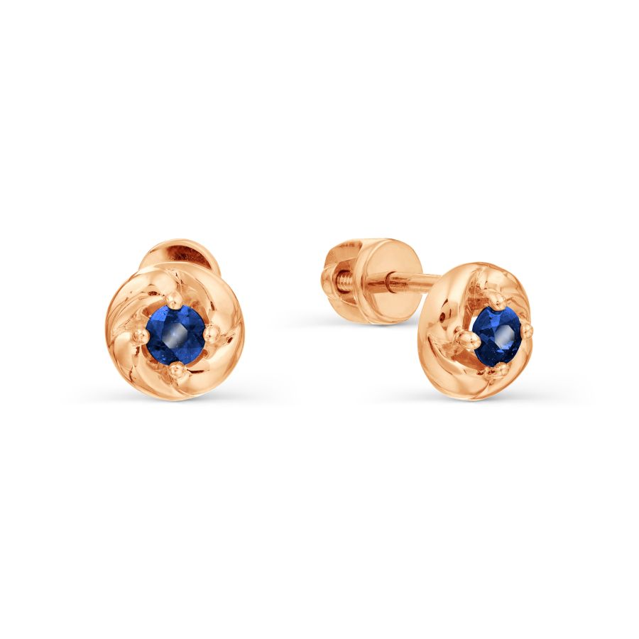 Серьги с сапфирами Линии Любви, Серьги Т101029282 
Серьги с сапфирами Линии Любви, Серьги Т101029282