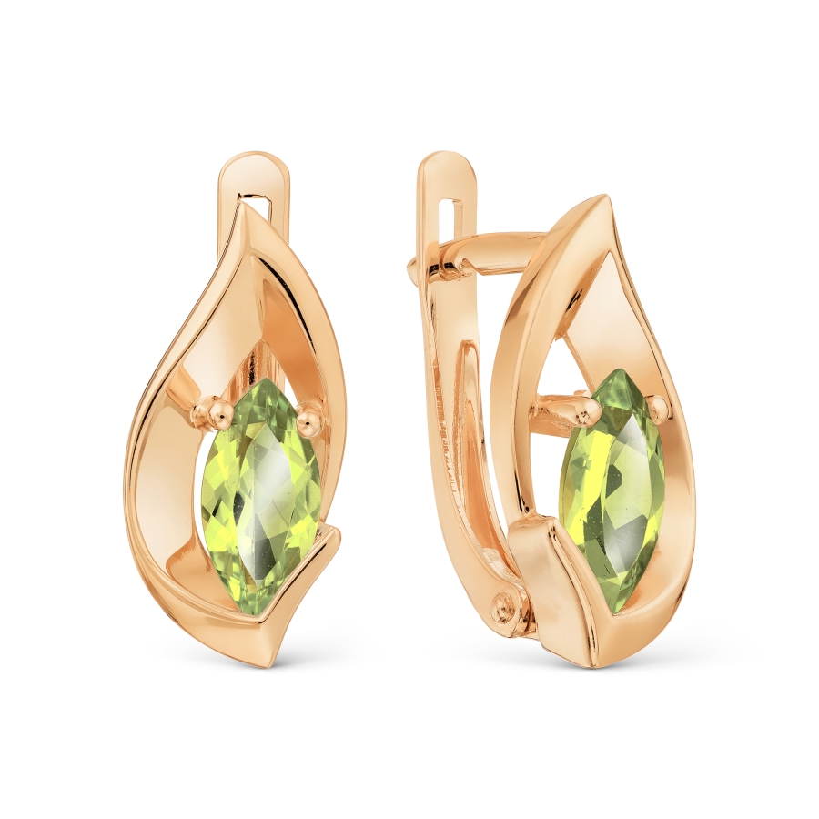 Серьги с хризолитами Линии Любви, Серьги Т101029670
Серьги с хризолитами Линии Любви, Серьги Т101029670