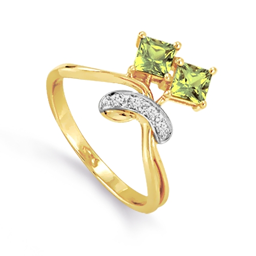 Кольцо с хризолитами и фианитами Линии Любви, Кольцо Т943011866
Кольцо с хризолитами и фианитами Линии Любви, Кольцо Т943011866