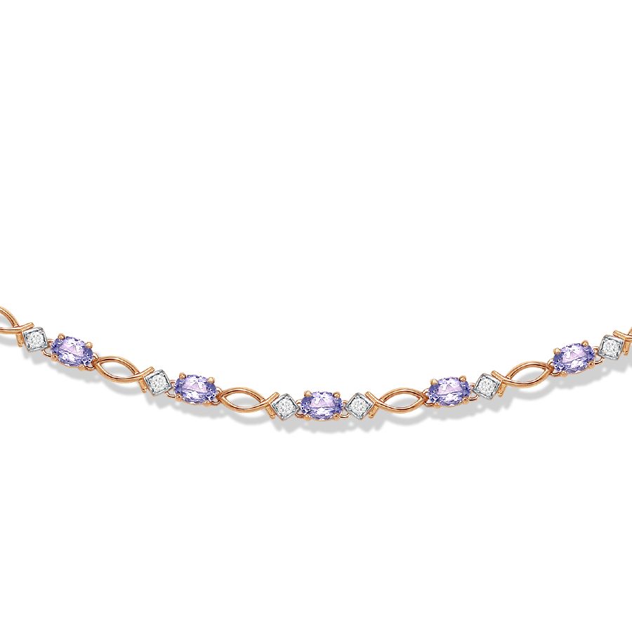 Колье с аметистами и фианитами Линии Любви, Колье Т14311056
Колье с аметистами и фианитами Линии Любви, Колье Т14311056