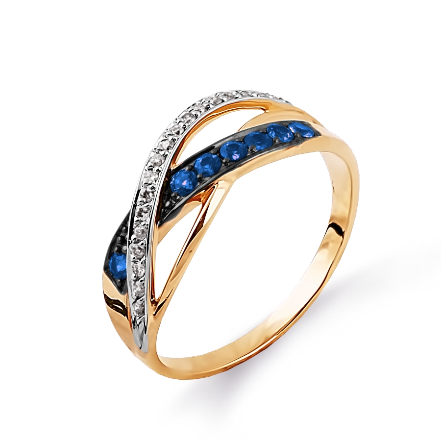 Кольцо с сапфирами и бриллиантами Линии Любви
Кольцо с сапфирами и бриллиантами Линии Любви