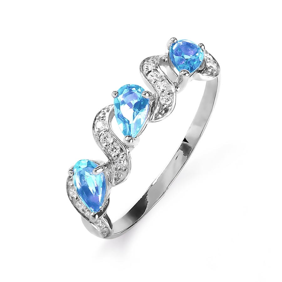 Кольцо с топазами и фианитами Линии Любви
Кольцо с топазами и фианитами Линии Любви