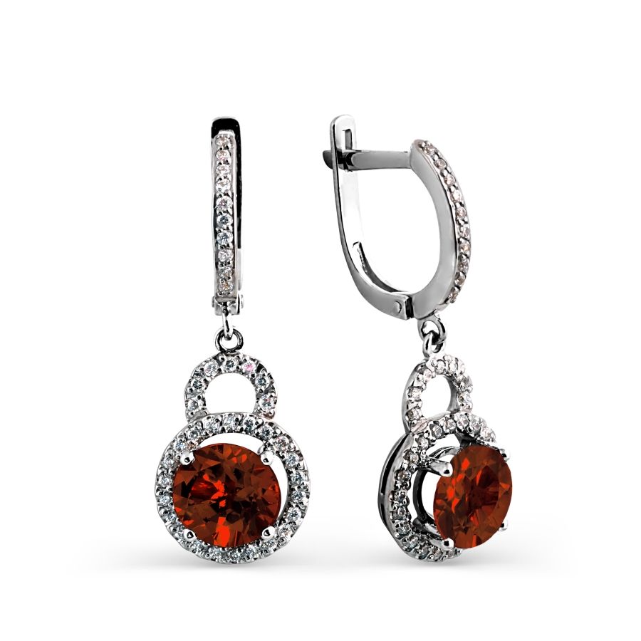 Серьги с гранатами и фианитами Линии Любви, Серьги Т303024997
Серьги с гранатами и фианитами Линии Любви, Серьги Т303024997