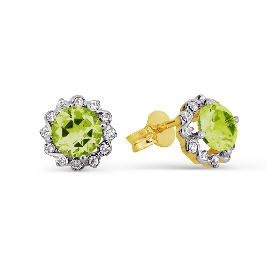 Серьги с хризолитами и фианитами Линии Любви, Серьги Т943026720-01
Серьги с хризолитами и фианитами Линии Любви, Серьги Т943026720-01