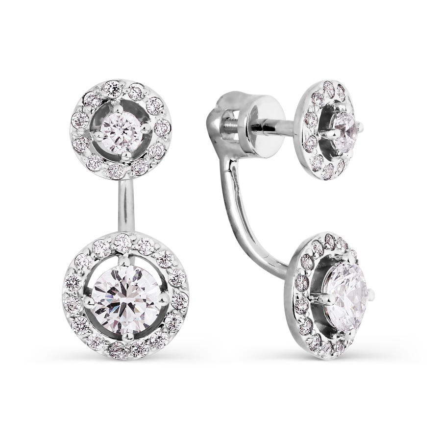 Серьги с фианитами Линии Любви, Серьги Т307026956
Серьги с фианитами Линии Любви, Серьги Т307026956