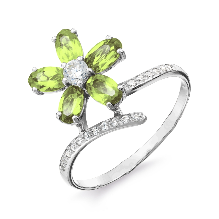 Кольцо с хризолитами и фианитами Линии Любви, Кольцо Т303016479
Кольцо с хризолитами и фианитами Линии Любви, Кольцо Т303016479