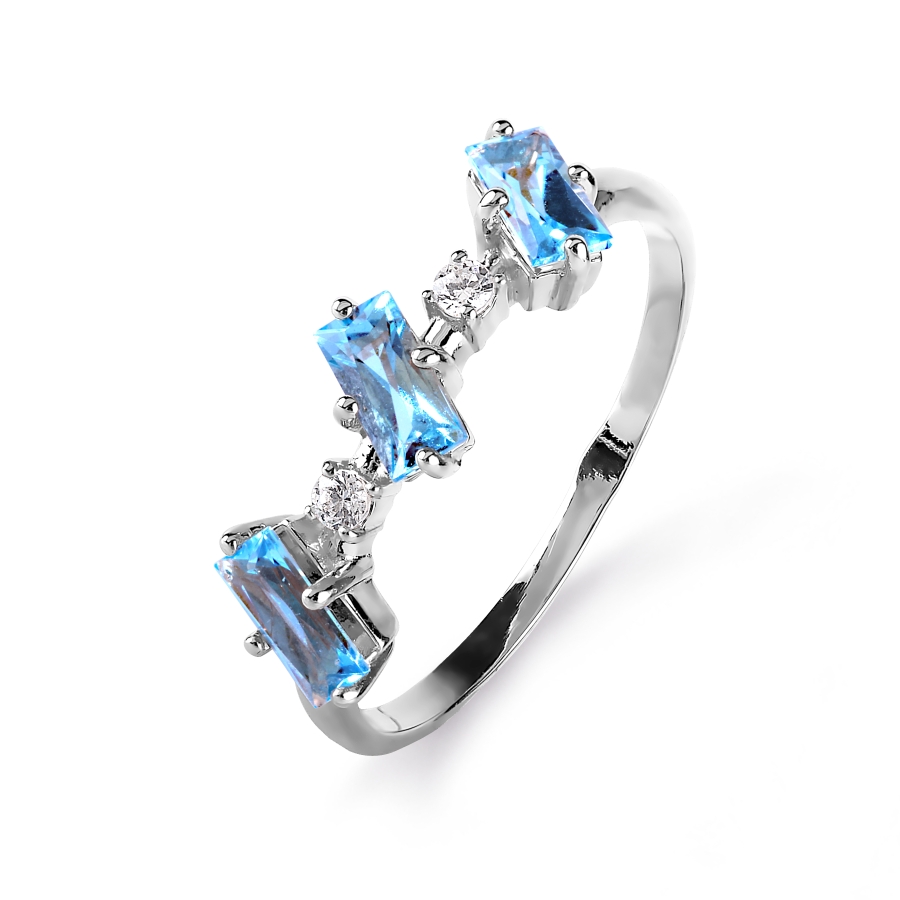 Кольцо с топазами и фианитами Линии Любви, Кольцо Т303015828
Кольцо с топазами и фианитами Линии Любви, Кольцо Т303015828