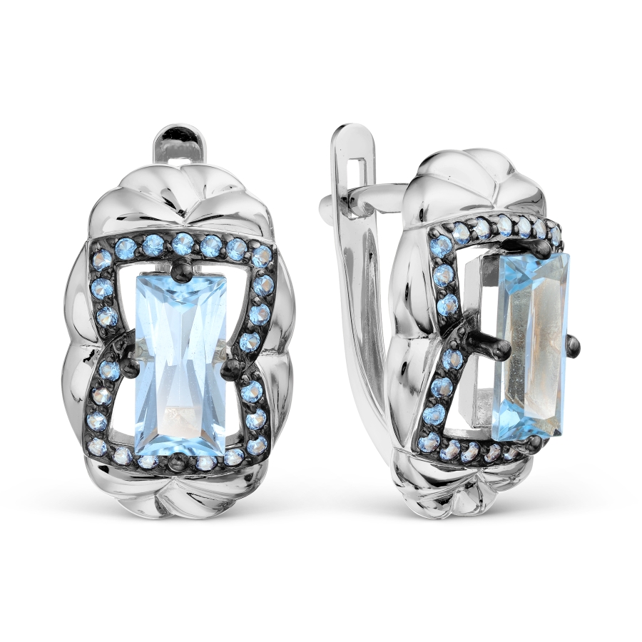 Серьги с топазами и фианитами Линии Любви, Серьги Т307028799
Серьги с топазами и фианитами Линии Любви, Серьги Т307028799