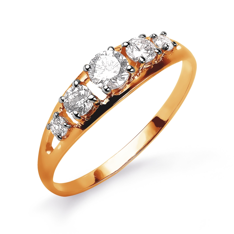 Кольцо с фианитами Линии Любви, Кольцо Т242015561
Кольцо с фианитами Линии Любви, Кольцо Т242015561