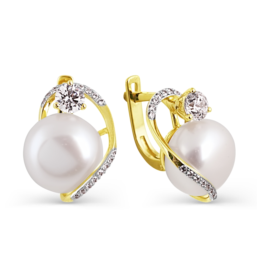 Серьги с жемчугом и фианитами Линии Любви, Серьги Т948024936
Серьги с жемчугом и фианитами Линии Любви, Серьги Т948024936