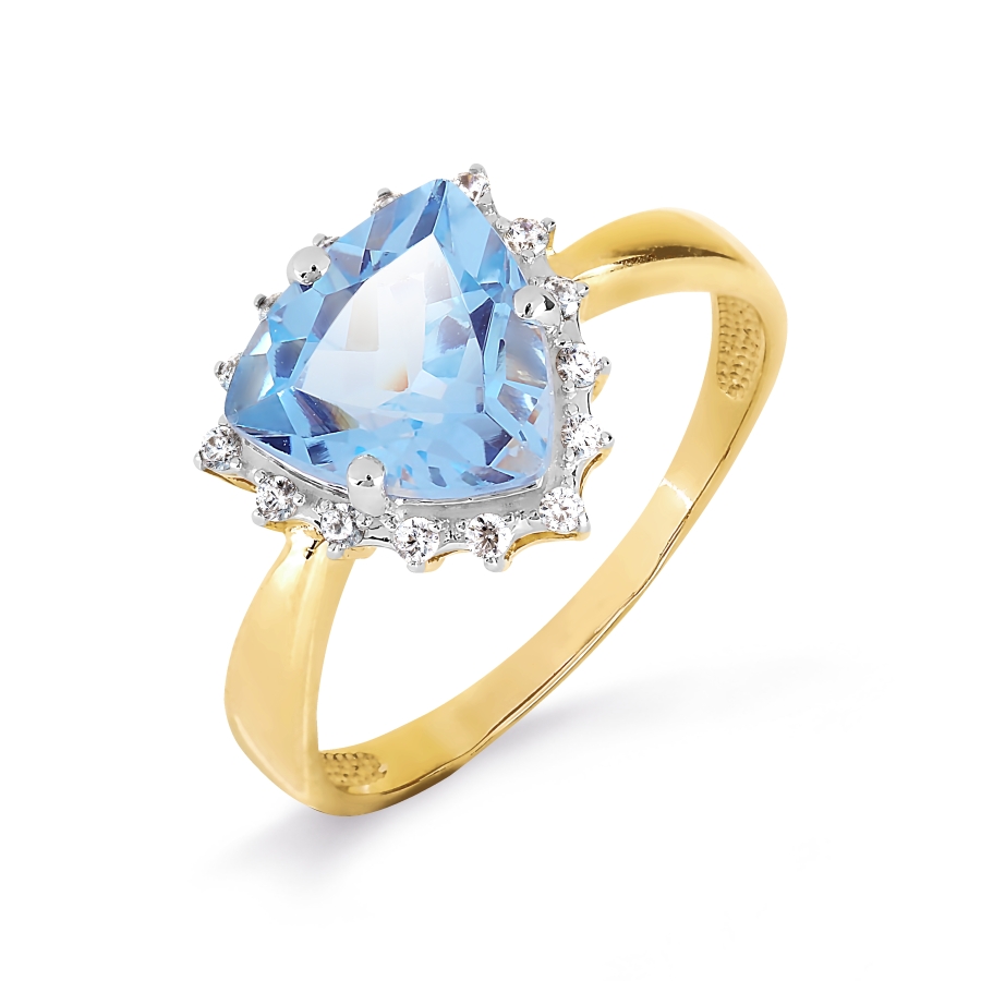 Кольцо с топазом и фианитами Линии Любви, Кольцо Т947017086-01
Кольцо с топазом и фианитами Линии Любви, Кольцо Т947017086-01