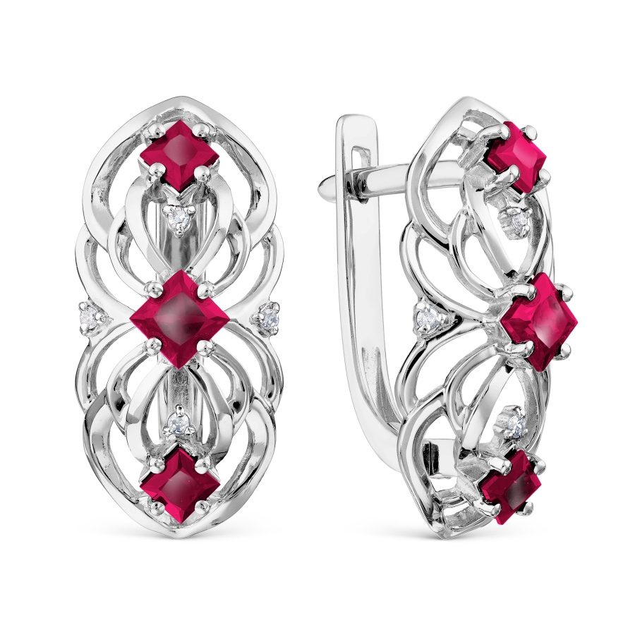 Серьги с рубинами и бриллиантами Линии Любви, Серьги Т301028324
Серьги с рубинами и бриллиантами Линии Любви, Серьги Т301028324