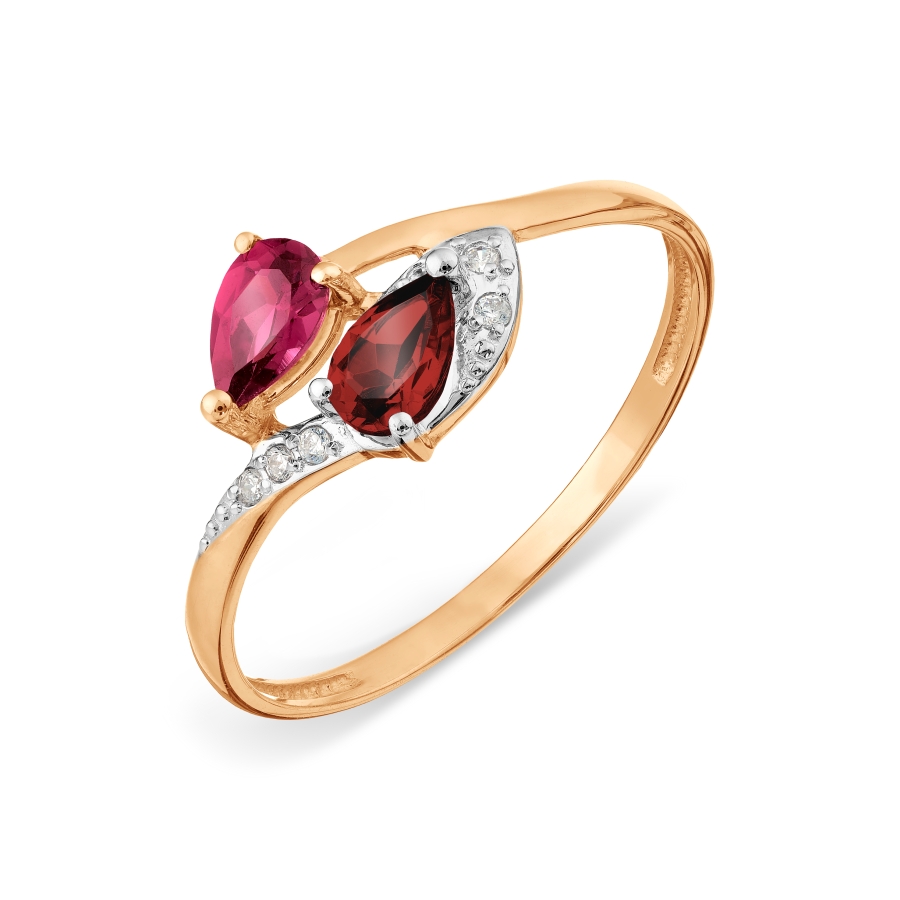 Кольцо с гранатом, родолитом и фианитами Линии Любви, Кольцо Т14301А120-01
Кольцо с гранатом, родолитом и фианитами Линии Любви, Кольцо Т14301А120-01