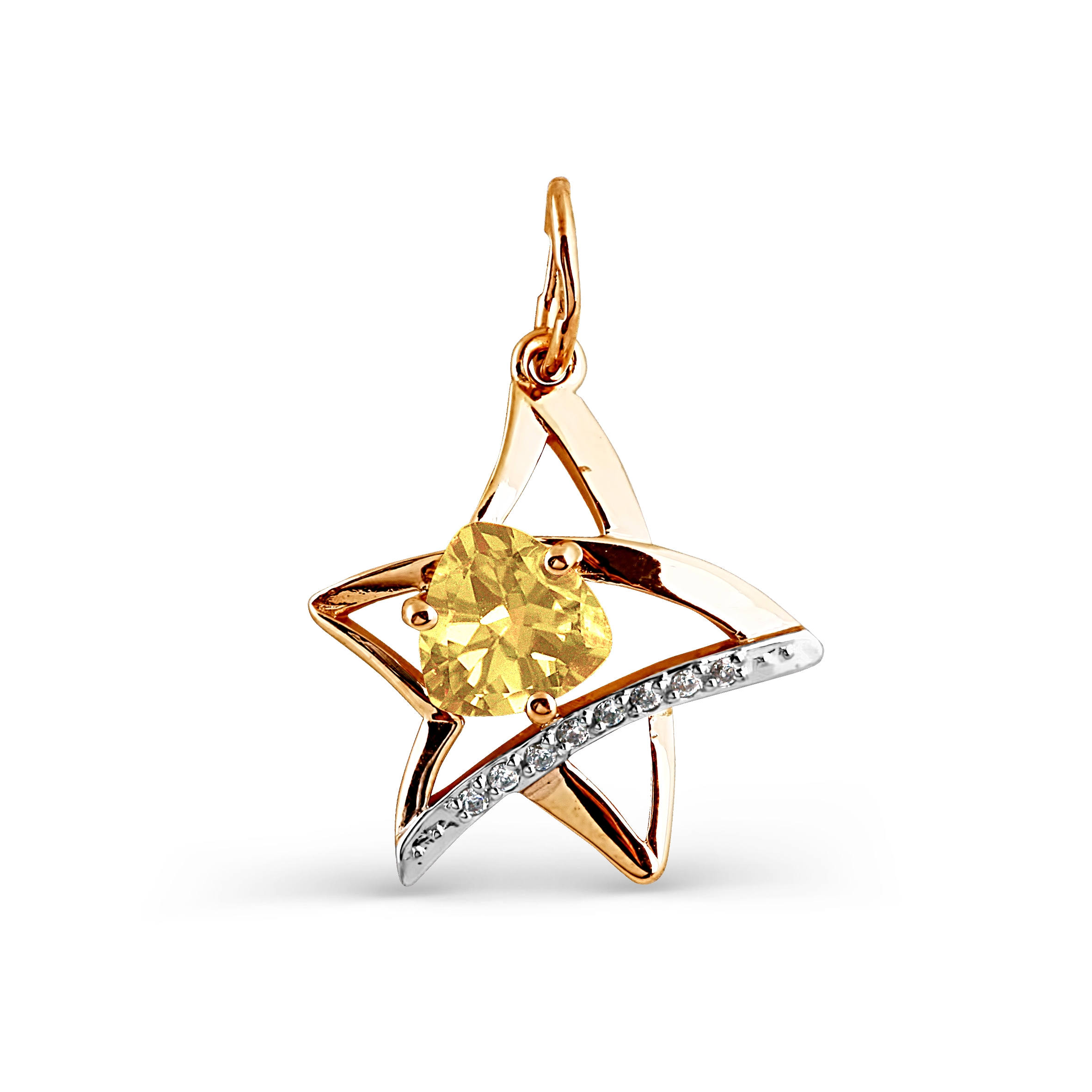 Подвеска с цитрином и фианитами Линии Любви, Подвески и кулоны Т143033477
Подвеска с цитрином и фианитами Линии Любви, Подвески и кулоны Т143033477