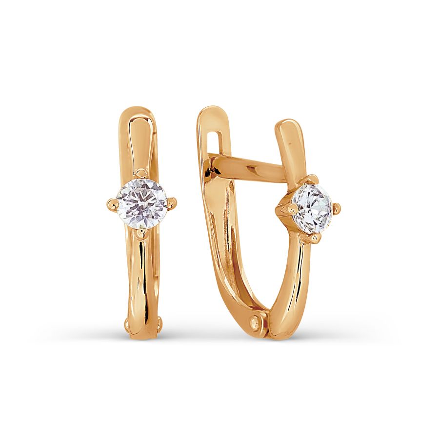 Серьги с фианитами Линии Любви, Серьги Т107027389 
Серьги с фианитами Линии Любви, Серьги Т107027389