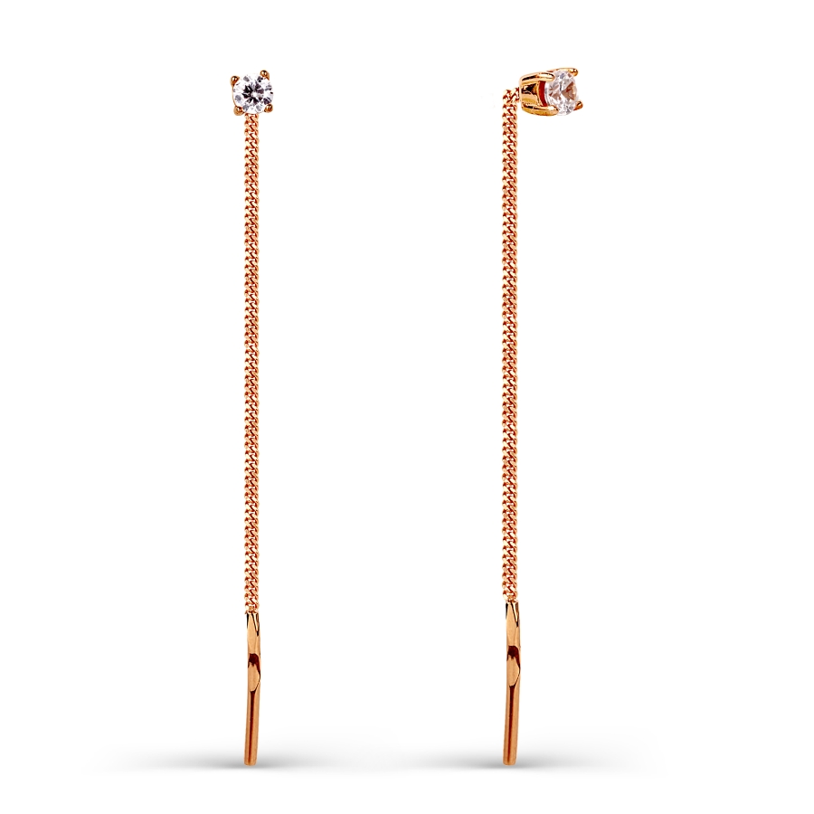 Серьги с фианитами Линии Любви, Серьги Т102025832
Серьги с фианитами Линии Любви, Серьги Т102025832