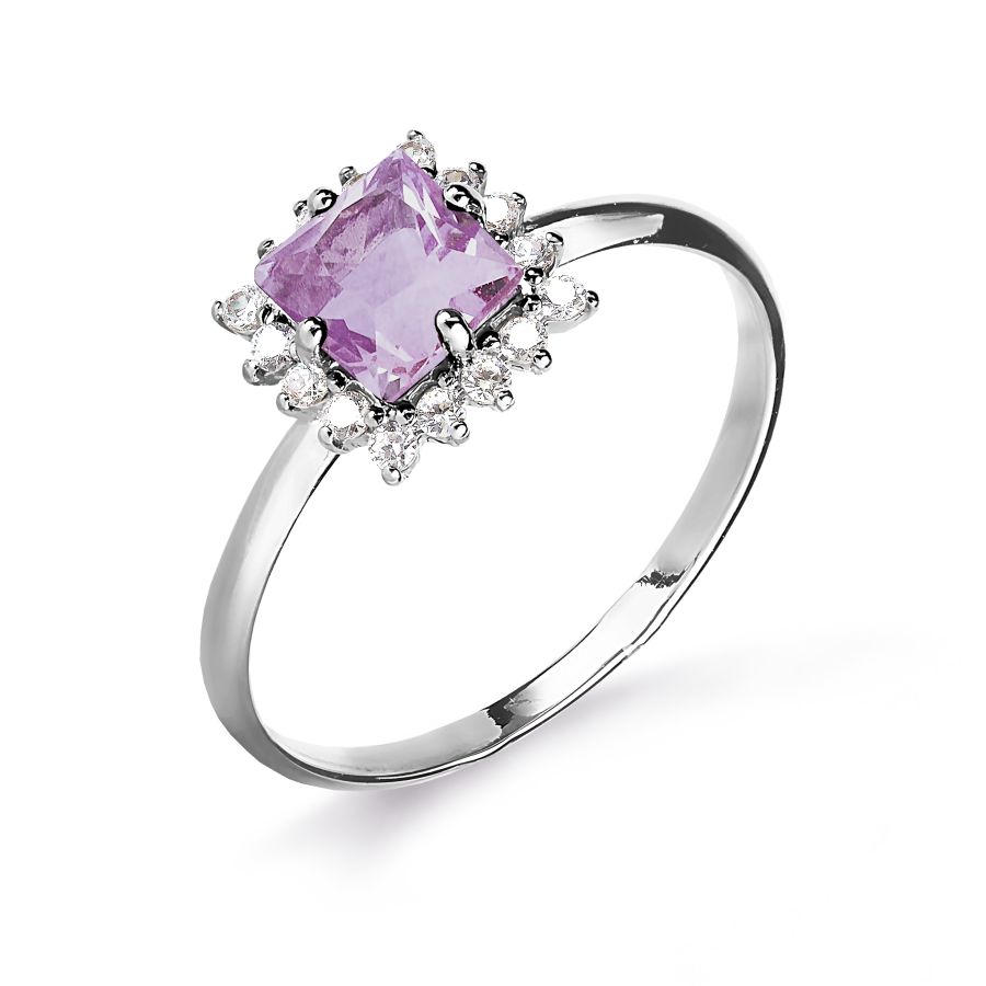 Кольцо с аметистом и фианитами Линии Любви, Кольцо Т303015938
Кольцо с аметистом и фианитами Линии Любви, Кольцо Т303015938