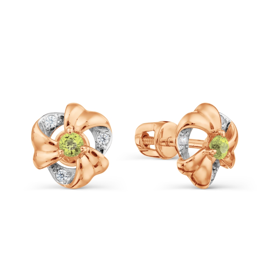 Серьги с хризолитами и фианитами Линии Любви, Серьги Т143029071
Серьги с хризолитами и фианитами Линии Любви, Серьги Т143029071