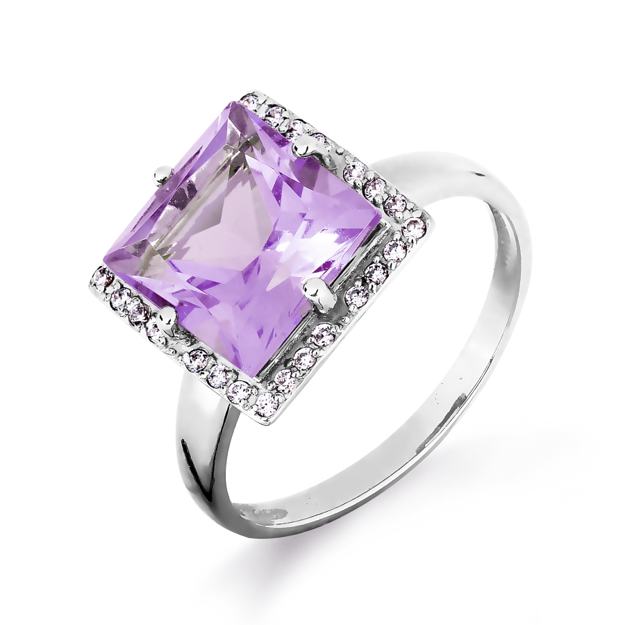 Кольцо с аметистом и фианитами Линии Любви, Кольцо Т303016402-01
Кольцо с аметистом и фианитами Линии Любви, Кольцо Т303016402-01