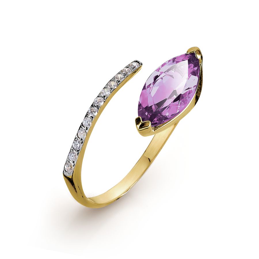 Кольцо с топазом и фианитами Линии Любви, Кольцо Т947016589
Кольцо с топазом и фианитами Линии Любви, Кольцо Т947016589