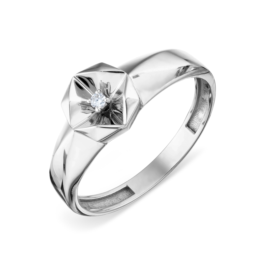 Кольцо с бриллиантом Линии Любви 
Кольцо с бриллиантом Линии Любви