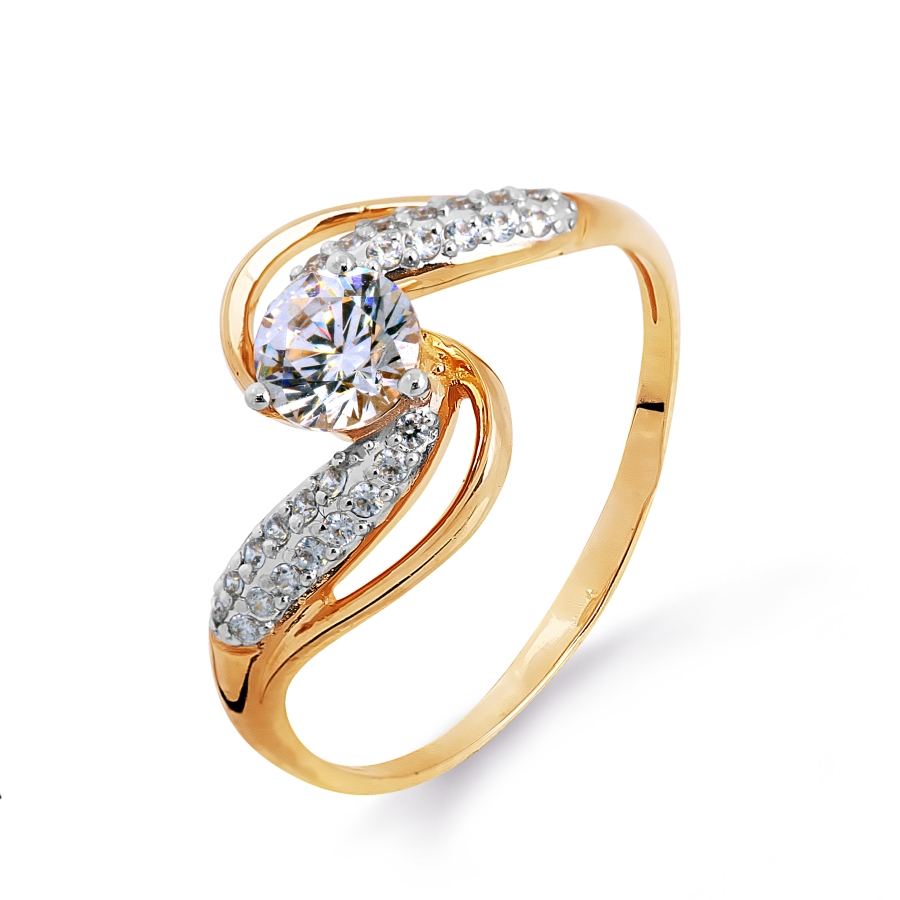 Кольцо с Swarovski Zirconia Линии Любви 
Кольцо с Swarovski Zirconia Линии Любви