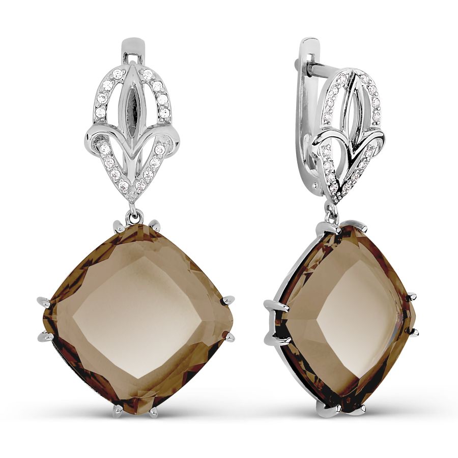 Серьги с кварцем и фианитами Линии Любви, Серьги Т307026876-02
Серьги с кварцем и фианитами Линии Любви, Серьги Т307026876-02