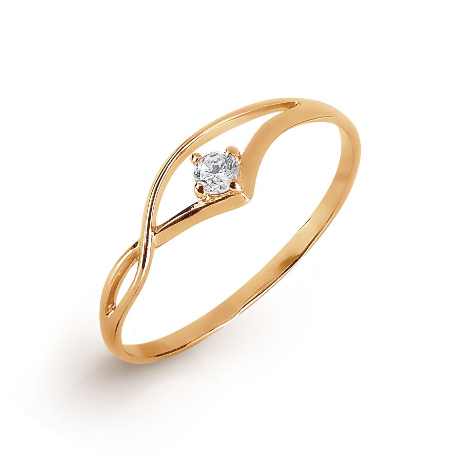 Кольцо с фианитом Линии Любви, Кольцо Т107017271
Кольцо с фианитом Линии Любви, Кольцо Т107017271